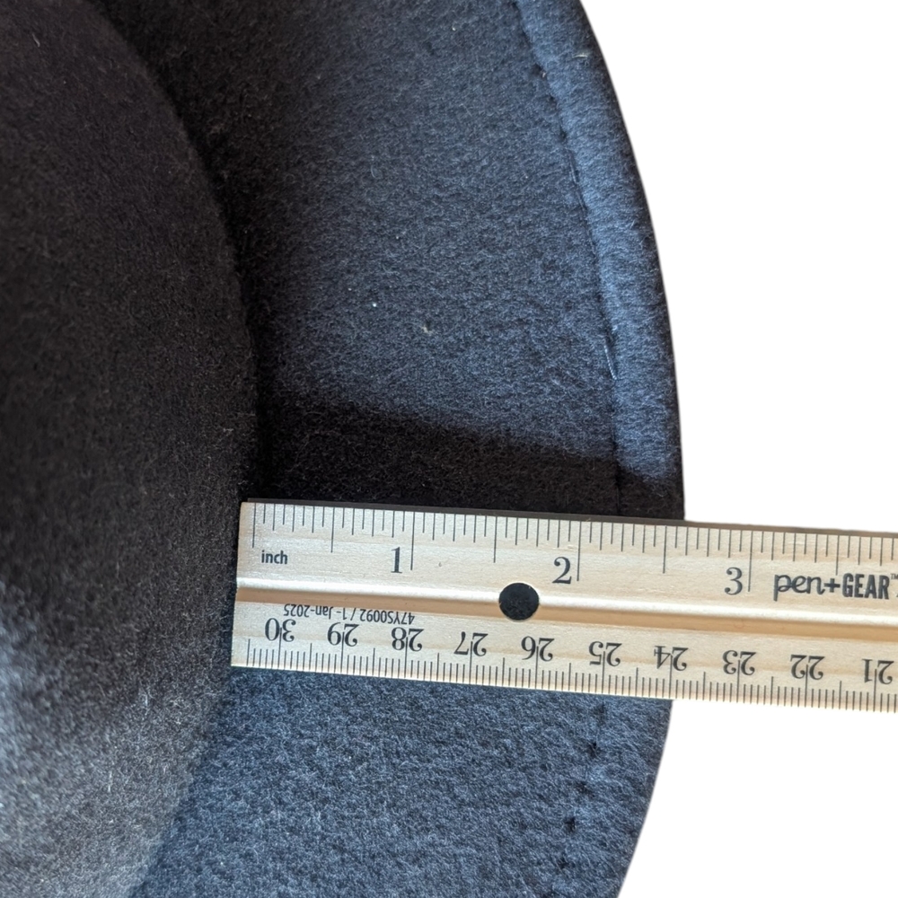 Witchwood Grey With Silver Starburst Vegan Felt Hat - Picture 6 of 8